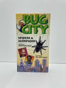 Bug City VHS Spiders & Scorpions Christina Ricci